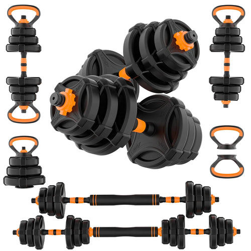 Adjustable Weight Dumbbell Set - 4 in 1 Free Weight Set - Fit n First